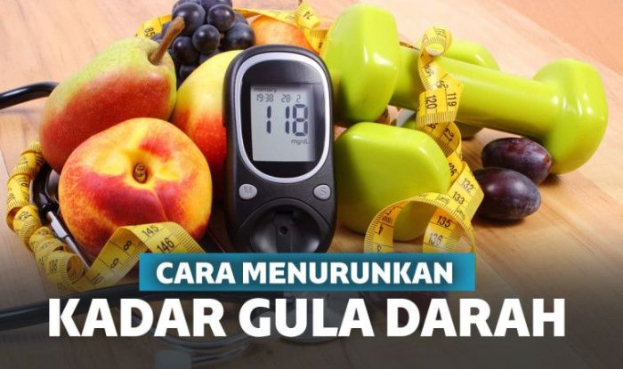 Cara cepat menurunkan gula darah